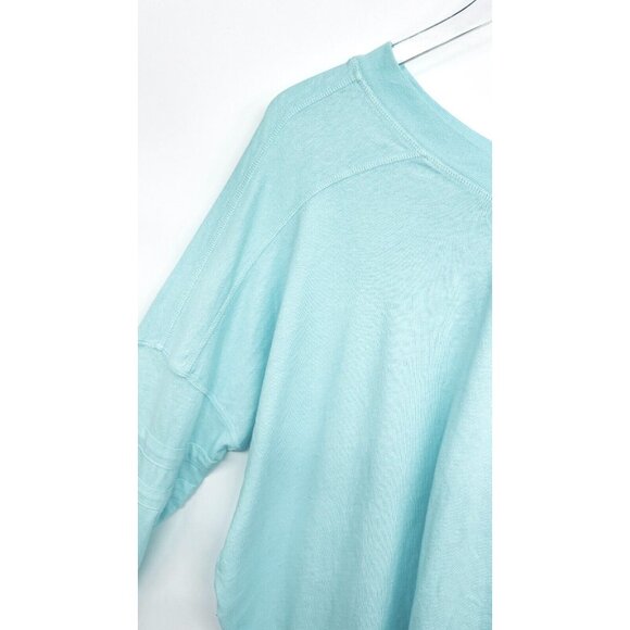 NEW Free People Womens Long Sleeve Tee Size M All Star Layer Oversize Poolside - Picture 12 of 16